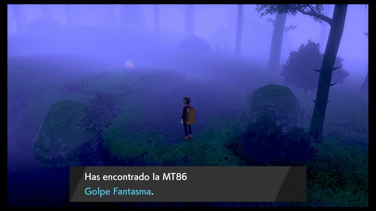 Pokémon Escudo | MT86 Golpe Fantasma | Bosque Oniria