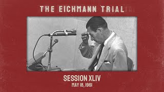 The Eichmann Trial: Session 44 (subtitled)
