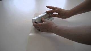 包み方講座4-円筒形の包み方