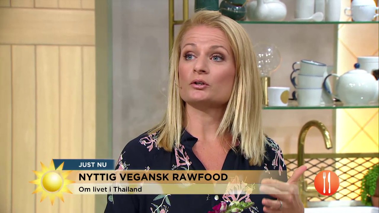 Så lagar du nyttig vegansk rawfood - Nyhetsmorgon (TV4)