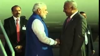 Narendra Modi Arrives In Fiji