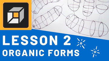 Drawabox Lesson 2 - Organic Arrows & Forms with Contour Lines