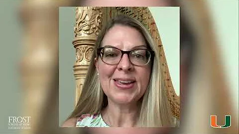 Laura Sherman, harp professor at the Frost School ...