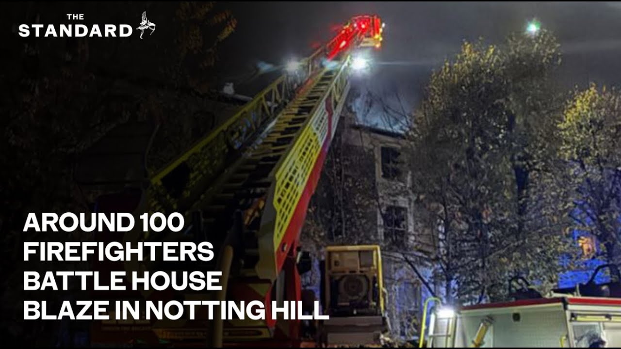 Damage to house in Notting Hill following overnight blaze