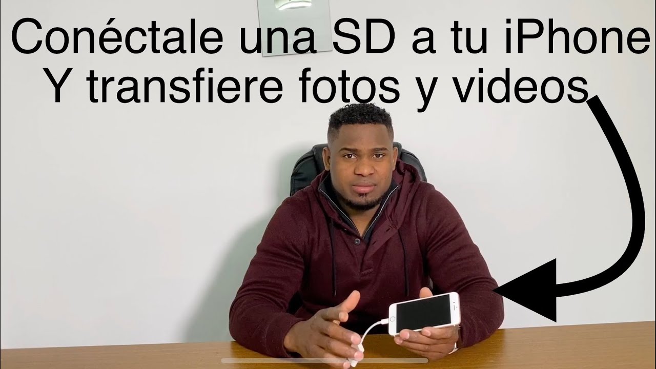 Como poner una Memoria SD a un iPhone, Mover fotos y video del iPhone a