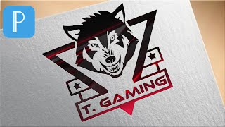 How to make gaming logo || Pixellab tutorial