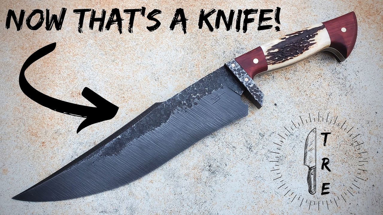 Knifemaking - Forging a Giant Bowie Knife 