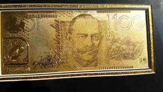 What Money should look like - Gold $100 bill