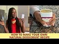 How to Make Your Own Chemical Free Natural Deodorant Recipe