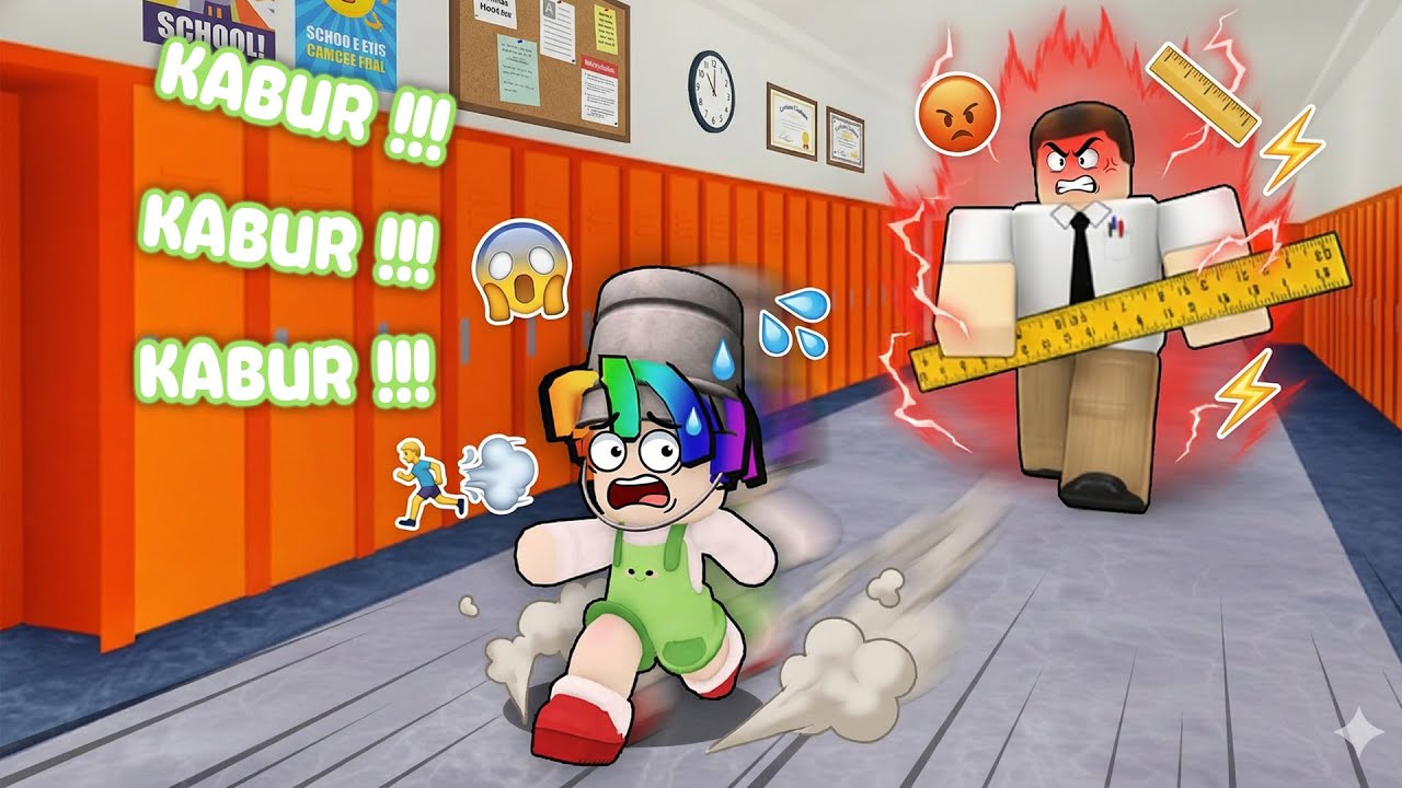 DUNDUN KABUR DARI SEKOLAH!!