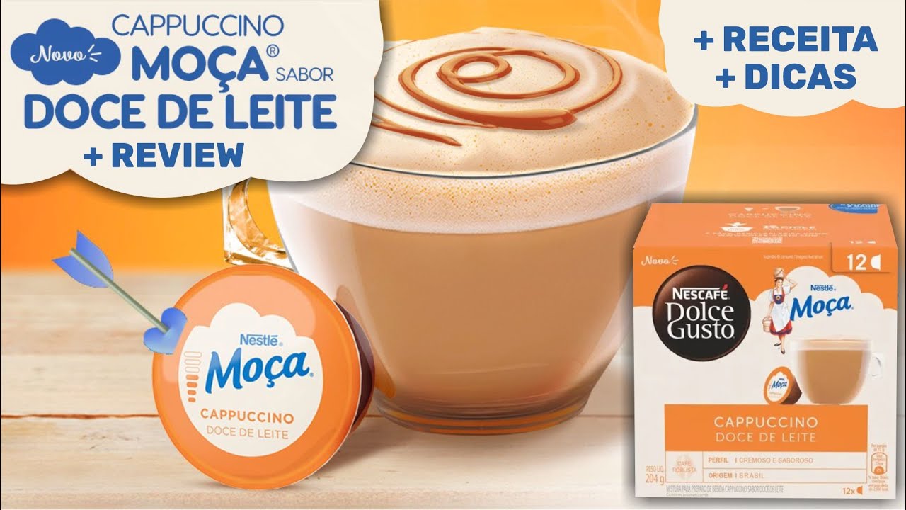 CÁPSULA de CAPPUCCINO MOÇA DOCE DE LEITE DOLCE GUSTO + Receita