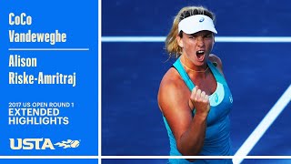 Celebrity CoCo Vandeweghe vs. Alison Riske-Amritraj Extended Highlights | 2017 US Open Round 1 Wealth