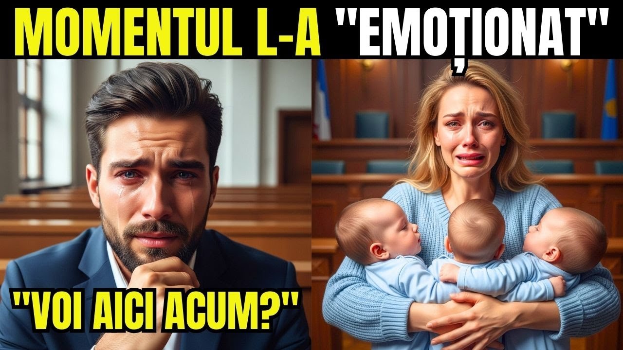 MILIONARUL LA TRIBUNAL. FOSTA SOȚIE SOSEȘTE CU TRIPLEȚII ȘI ÎL ÎNFRUNTĂ