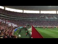 Festejo fin del juego Chivas vs Atlas