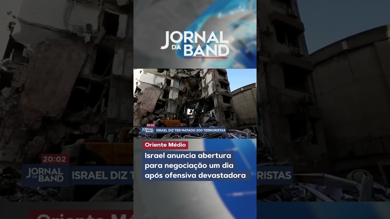 O primeiro-ministro de Israel autorizou o início das negociações para um cessar-fogo com o Líbano