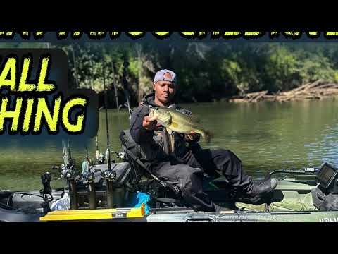 Fall Chattahoochee River Kayak Bass Fishing