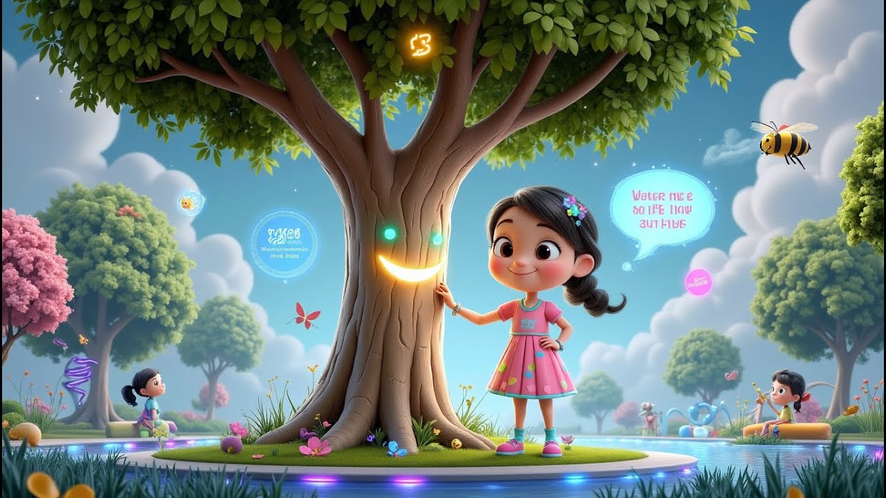 In 2099, Kids Get Talking Trees Instead of Toys!🌳🍂🌴🌸🌲💚