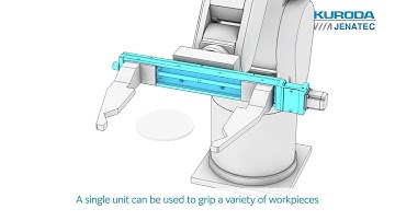 KURODA -  Bidirectional actuators;  Application Example02- Industrial Robot Hand