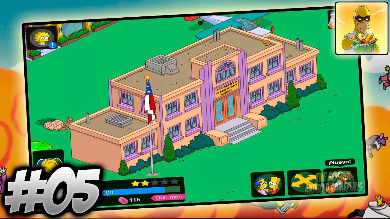 LOS SIMPSON SPRINGFIELD ANDROID GAMEPLAY UNA ESCUELA PARA LISA 