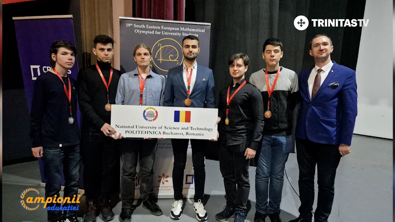 Ștefan-George Ghinescu - medalie de aur la Balcaniada Universitară de Matematică #campioniieducatiei