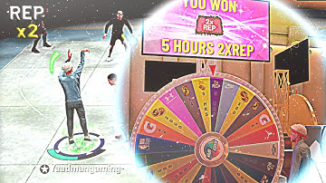 NBA 2K20 - Spin the Wheel GLITCH! Double rep bonus EVERY TIME!
