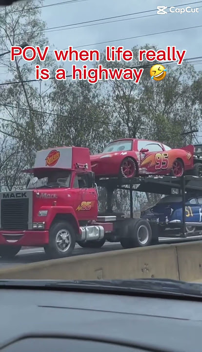 When life really is a highway #cars #mcqueen #shorts #fyp
