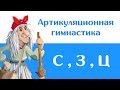 Артикуляционная гимнастика — Свистящие (С, З, Ц)