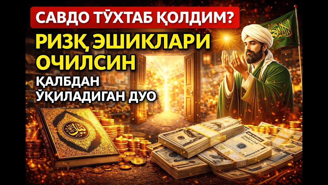 КУН ФАЯКУН! Савдо ва дўконлар учун Қуръон ояти, кучли ризқ очувчи ва баракали бизнес