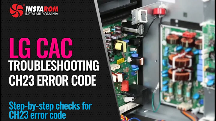CH23 error code | Troubleshooting LG Comercial air conditioning