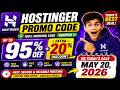 Hostinger Promo Code May 20, 2026 | 95% OFF + EXTRA 20% (100% Working TODAY)
