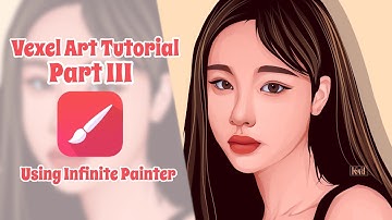 VEXEL ART TUTORIAL [ Eyes, Lips and Hair ] using Infinite Painter