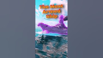 The Heaviest and Most Powerfully Armed Battleship Ever Built