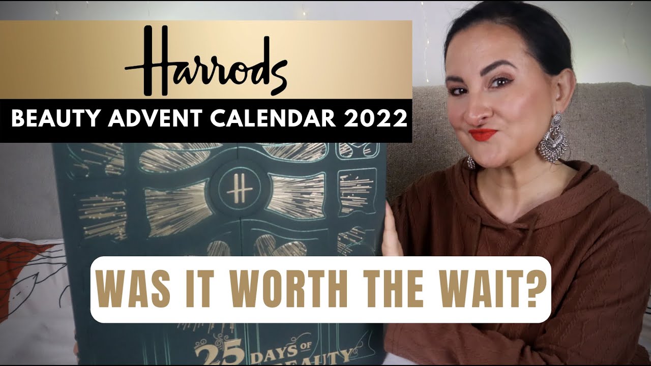 HARRODS BEAUTY ADVENT CALENDAR 2022 - WORTH THE WAIT? - YouTube
