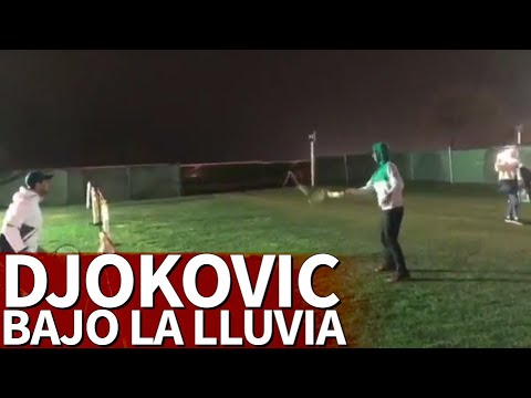 Le suspenden el partido y Djokovic se va a jugar a un descampado | Diario As novak djokovic vs rafael nadal