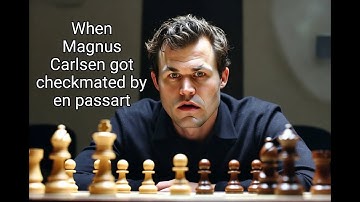 When Magnus Carlsen got checkmated by en passant #chess #puzzle #challenge