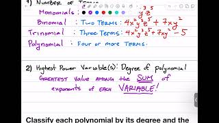 Classifying Polynomials