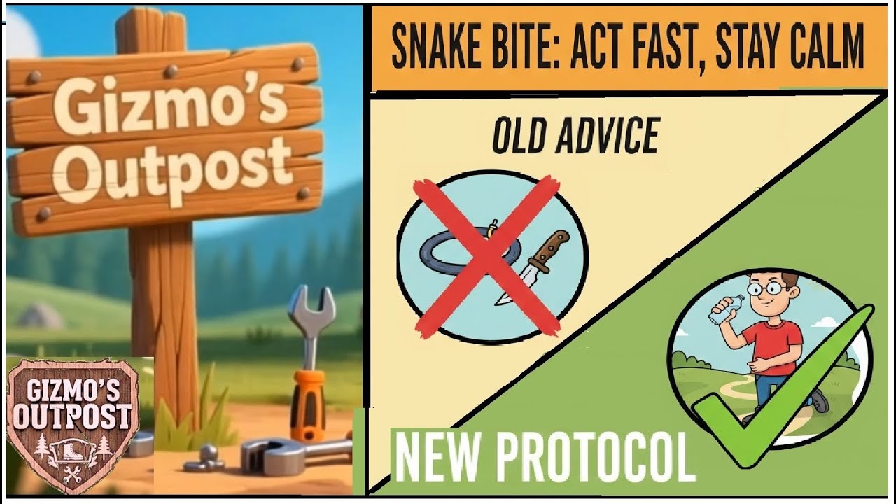 Укус змеи! Как спасти жизнь в австралийской глубинке. Обновление 2026 года.