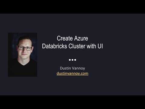 Video: Come si crea un cluster in Databricks?