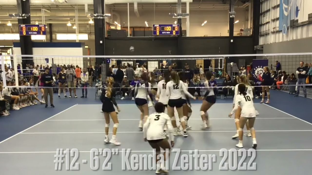 6 2 Kendal Zeiter 22 Volleyball Vs Dakota Beast Of The East 10 16 21 Youtube
