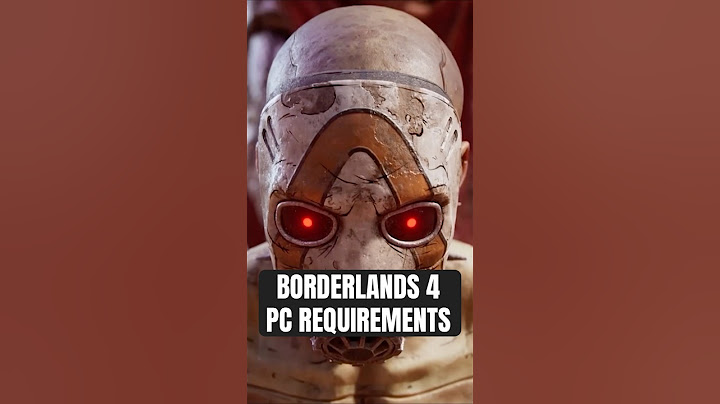 Borderlands 4 PC Requirements