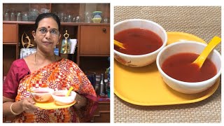 Tomato Soup/ தக்காளி சூப்  ஹோட்டல் போல வீட்டிலும் செய்யலாம்கூடுதல் சுவையாகவும் செய்ய முடியும்