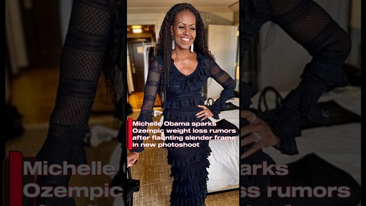 Michelle Obama sparks Ozempic weight loss rumors after flaunting slender  frame in new photoshoot - YouTube