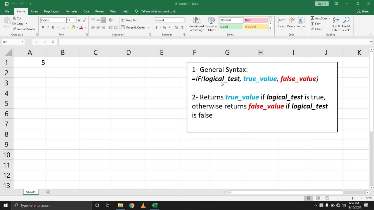 How to Use the IF Function in Excel - YouTube