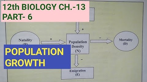 Class 12 biology chapter 13, part 6||Population growth||Study with Farru