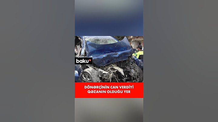 Binəqədidə dəhşətli qəzanın baş verdiyi ərazidən anbaan görüntülər