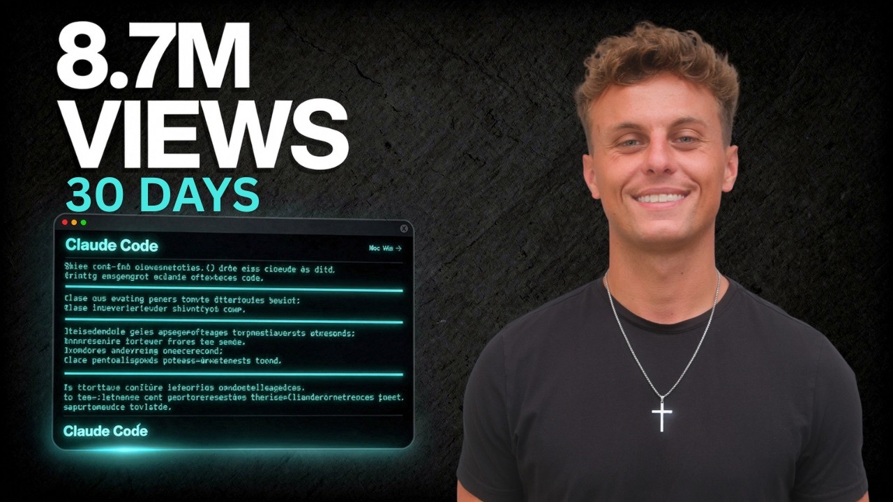 How I got 8.7M views in 30 days using Claude Code (Full Guide) - YouTube