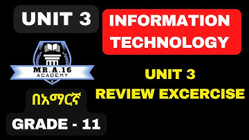 IT GRADE 11 UNIT 3 PART 4 / UNIT SUMMARY: DATABASE MANAGEMENT WITH REVIEW EXERCISE