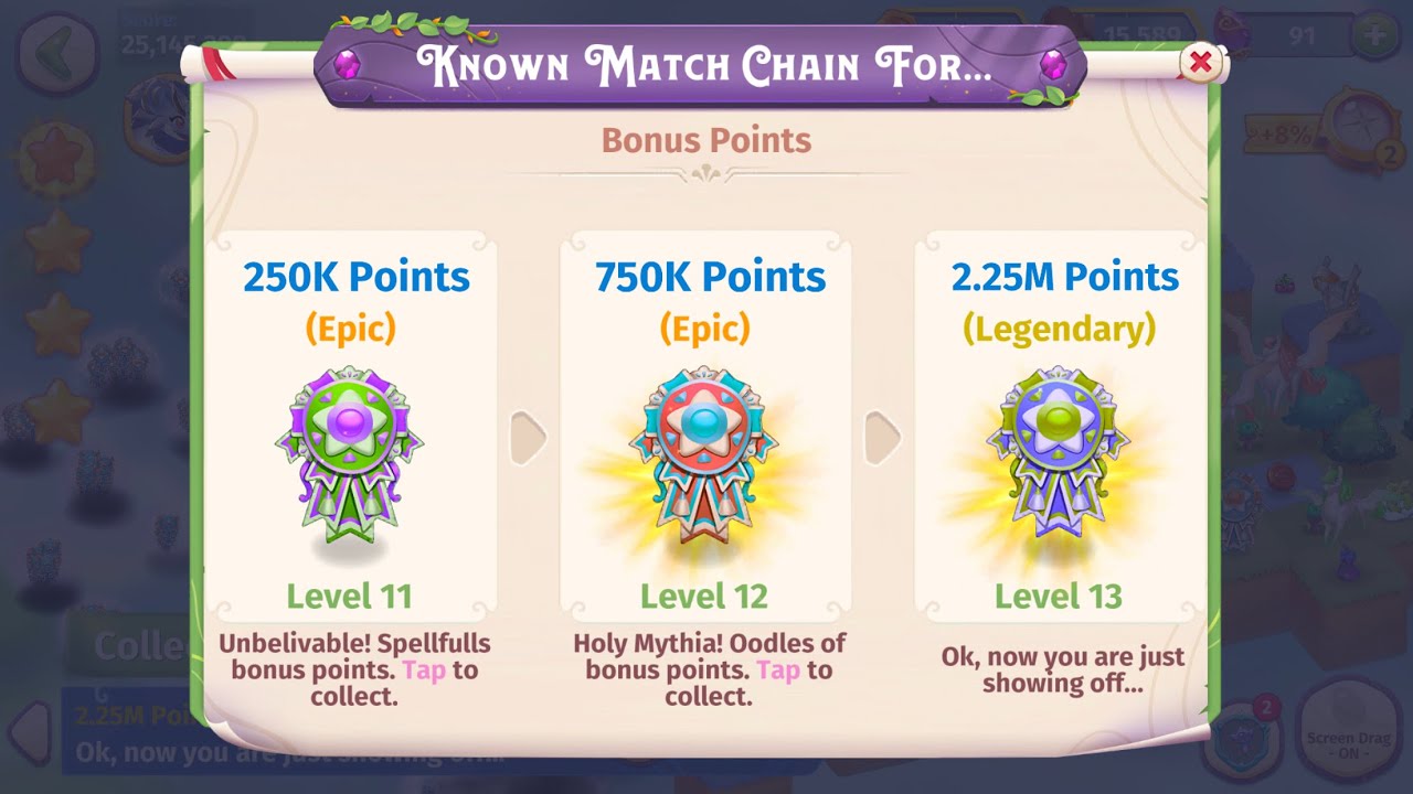 Merge Magic! Legendary 2.25M Bonus Points Level 13 🪄 YouTube