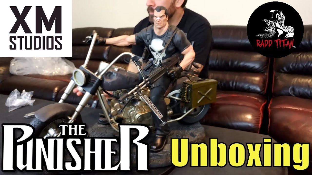 ? XM Studios Punisher unboxing (Marvel) - RaddTitan | #xmstudios 