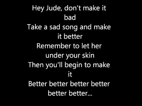Hey Jude Lyrics by Paul McCartney ft. Elton John & Sting Music For Montserrat